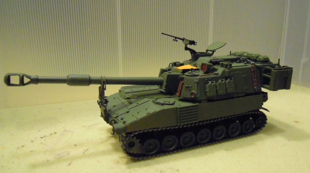 自走砲是土耳其在南進攻勢中的主要火力，土軍使用由韓國生產的K-9，為筆者製作的M109系列衍生型。