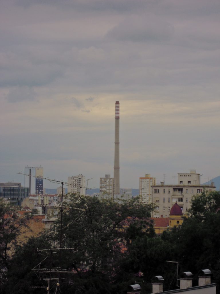 札格雷布的暖氣供應站