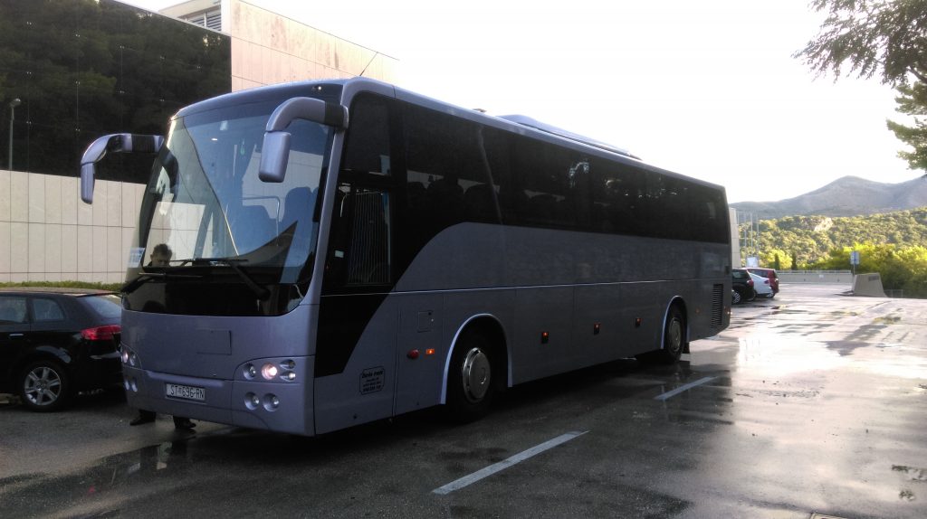 土耳其国产的TEMSA大客车 摄于克罗埃西亚 